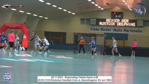 29:25 (13:9) Rostocker Handball Club vs. Stavenhagener SV von 1863