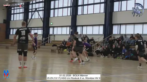 25:29 (13:17) HSG Uni Rostock II vs. Ribnitzer HV II